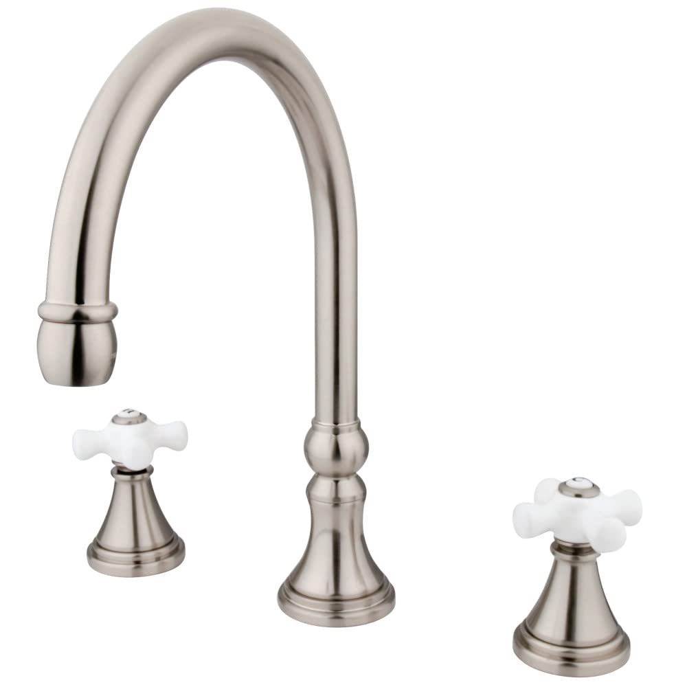 Robinet de baignoire romain Kingston Brass sans fuite pour remplacer un vieux mitigeur