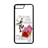 utaupia - Cover in silicone per Apple iPhone 7 Plus, 32 GB, motivo: scritta "Je de de", colore: Bianco
