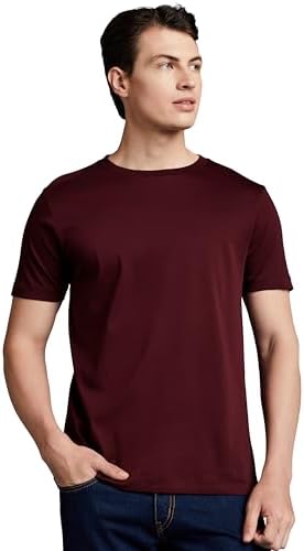 Symbol Premium Men's Cotton Regular Fit Super Soft Round Neck Solid T-Shirt