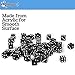 Regal Games Dice Set 6 Sided - Playing Black 16mm - Square Dice for Classroom or Family Game Night - 1000 Dice