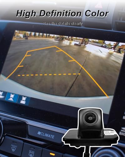 Image of HD 1080P Rear View Backup Camera IP67 Waterproof Fit for Honda Accord 2014 2015 2016 2017 Replaces 39530-T2A-A21, 39530-T2A-A31, 39530-T2A-U21, 590-440