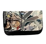 MERCHANDMANIA Estuche Neceser DE Lona mushoku Tensei Serie Anime rudeus greyrat Unisex Negro Bolsa Aseo Multiusos