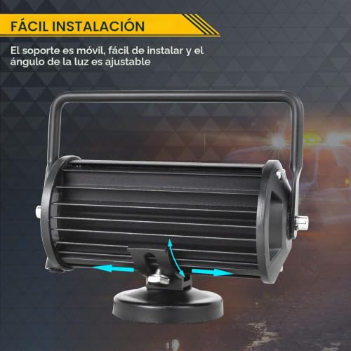 Miniatura 7 de Rigidon Faros Trabajo Led Con Imán, 18 Cm 7 36w Flood Luz Conducción