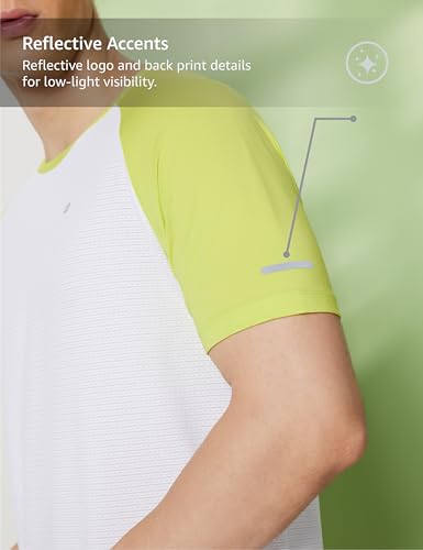 Image of Symbol Premium Men's Solid Regular Fit Sports Stretch T-Shirt | Round Neck | Raglan Sleeve | Moisture-Wicking | Activewear | Running | Gym | Plain (Available in Plus Sizes)