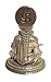 BEXCO Hindu Goddess Annapurna fine Detailing Brass Statue, Annapoorna Annapurneshwari Goddess of Food Anapurna Devi Murti Idol (2.5 inch)