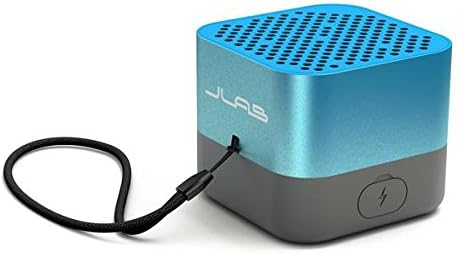 JLab Crasher Micro Wireless Bluetooth Speaker | Bluetooth 2.1 | 10 Hour Battery Life | Water Resistant & Dust Resistant | USB Charging | Blue