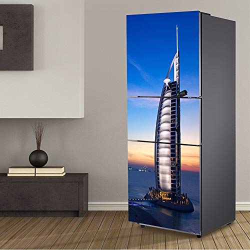 Vinilo de Dubai para refrigerador autoadhesivo e impermeable de 77x200cm 5