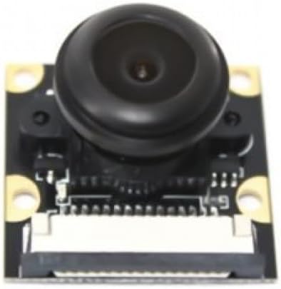 REES52 5MP OV5647 Wide Angle Fish-Eye Lens Night Vision Camera for Compatible with Raspberry Pi 3 B+ 4b/5B and Pi zero/2w