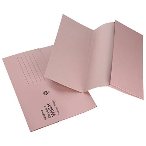 30 x Buff Brown 285gsm Foolscap Premium Document Wallets A4 Paper Storage Files Folders Cover