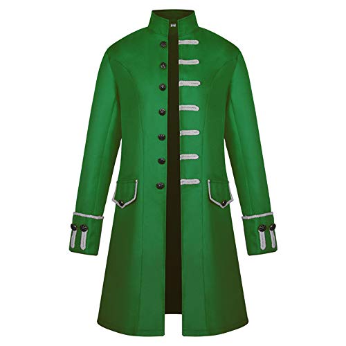 Levita gótica victoriana de hombres BaronHong tipo chaqueta steampunk retro para disfraz