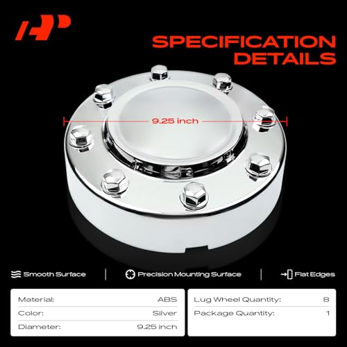 A-Premium 2PCS Wheel Center Hub Cap Cover with 8-Lug Wheel by A-Premium - Used condition - Image 3