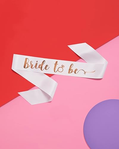 Miniatura 3 de xo, Fetti Faja de decoración de despedida de soltera – Novia futura | Decoraciones de despedida de soltera | Decoración de fiesta de compromiso |