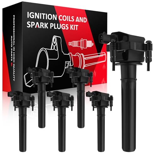 SCITOO 6Pcs Ignition Coil UF269 for Dodge Magnum 3.5L 2005 for Dodge Intrepid 3.5L 2000-2004 for Dodge Intrepid 3.2L 1998-2000 for Chrysler 300 3.5L 2005 ‎C1178 C533