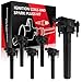 SCITOO Pack of 6 Ignition Coils fit for Chrysler 300/300M/Concorde/Intrepid/LHS/Pacifica/Prowler Dodge Intrepid/Magnum Plymouth Prowler 1997-2006 UF395 C1443 UF269