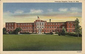 Veterans Hospital Fargo, North Dakota ND Original Antique Postcard