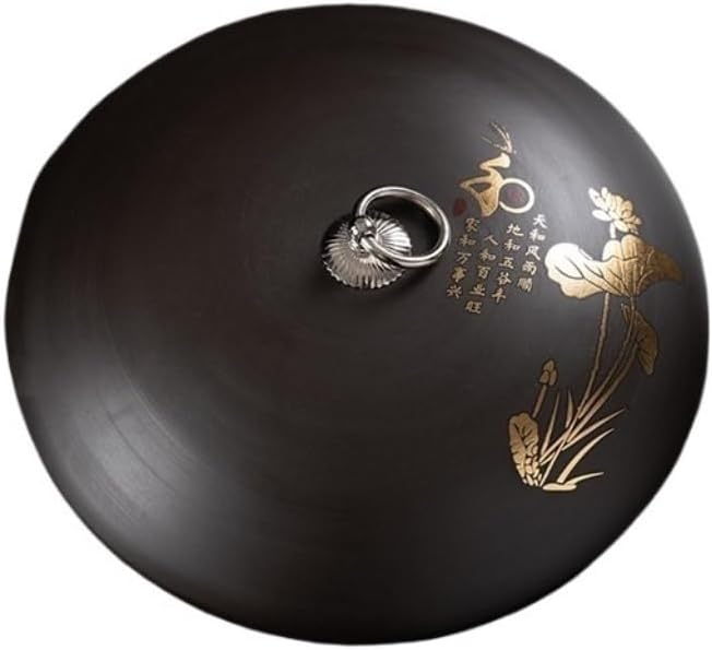 Tea Canisters for Loose Tea Tea Cake Jar, Purple Sand Tea Jar, Large Pu'er Tea Storage Jar, Sealed Jar, Ceramic Awakening Tea Box, Storage Tea Jar Ceramic Airtight Tea Canister(B)