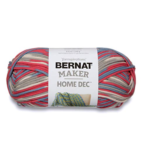 Image of Bernat Maker Home Dec Yarn, 8.8oz, Guage 5 Bulky Chunky, Nautical Varg