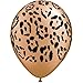 Jungle Print Leopard Balloons 10 per Package Size 11 Inches
