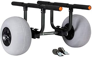 Wilderness Systems Heavy Duty Kayak Cart | Inflatable Beach Wheels | 330 Lb