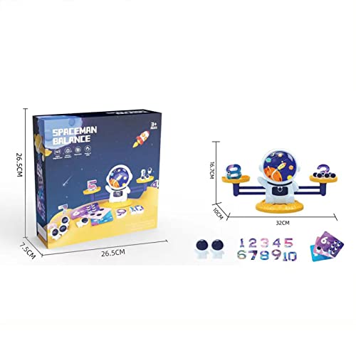 Brinquedos De Contagem De Equilíbrio, Jogo De Matemática De Equilíbrio Legal De Espaço Amarelo Para