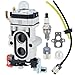 Butom WYA-44 Carburetor with Fuel Line Filter Check Valve for RedMax EBZ8000 EBZ8000RH EBZ8001 EBZ8001RH EBZ8050 EBZ8050RH EBZ8500 EBZ8500RH EBZ7001 EBZ7001RH EBZ7001CA EBZ7001RHCA Leaf Blower