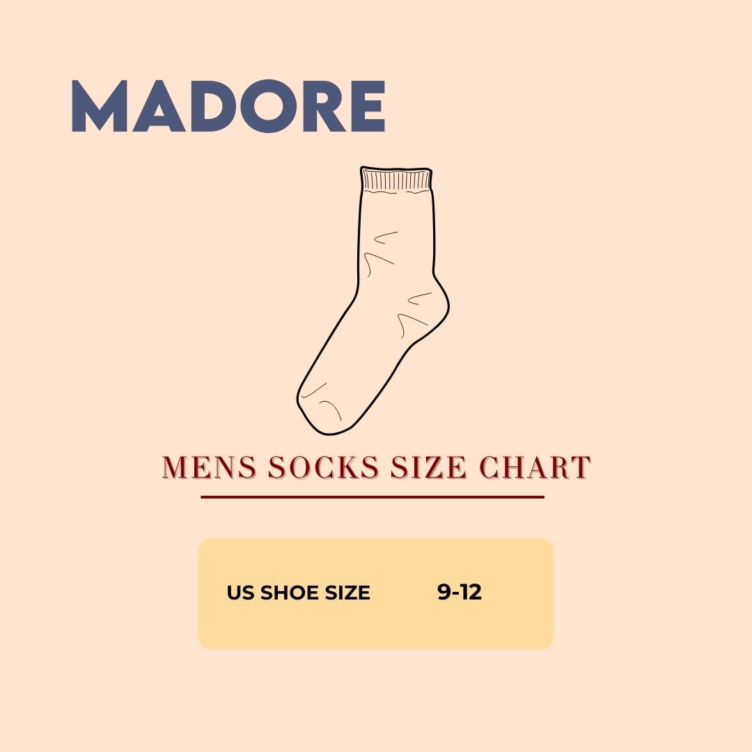 Madore 100% Merino Wool Brown Socks for Men - Australia Mens Womens Tan Ski Warm Cold Outdoor Hiking Outfit - Image 5