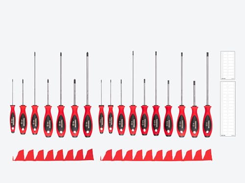 Image of TEKTON Phillips and Slotted Screwdriver Set, 17-Piece | DWZ90127