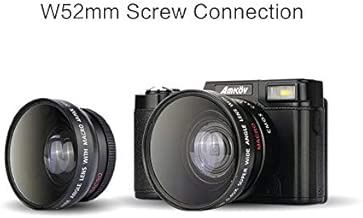 Amkov AMK-R2 24MP HD 1080P TFT LCD 180 Rotatable Screen Digital SLR DV Recorder Camera with Facial Beauty Function Amkov AMK-R2 24MP HD 1080P TFT LCD 180 Rotatable Screen Digital SLR DV Recorder Camera with Facial Beauty Function