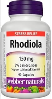 Webber Naturals Rhodiola Extract 3% salidrosides 150 mg, 90caps