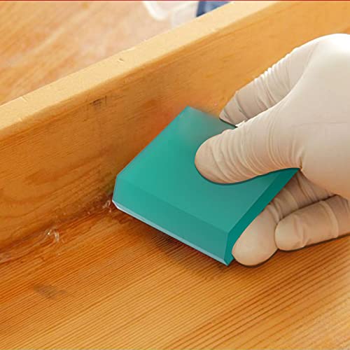 Qoupln 15 Pack Mini Squeegees Screen Stencil Printing Squeegee Silk Printing Squeegees Rubber Screen Printing Squeegees Chalk Paste Transfer Squeegees For Transfer Chalk Paint Stencil Ink #TOP4