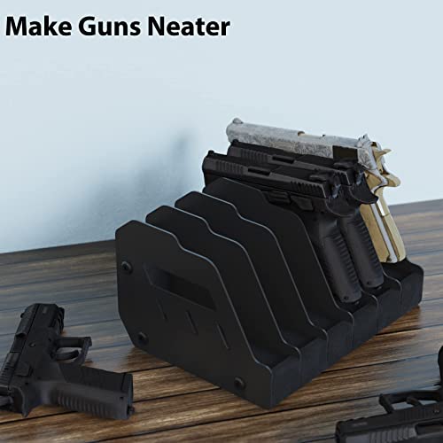 Antreemag Gun Rack For Pistol, Soft Foam Pistol Holder For Gun Safe, Cabinet, Storage, Handgun Stand Organizer Accessories With 6 Gun Slots #TOP5