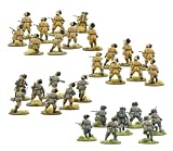 Warlord Games Włoski Bersaglieri, plastikowe miniatury w skali 28 mm do akcji śrub, bardzo szczegółowe miniatury z II wojny światowej do walki stołowej