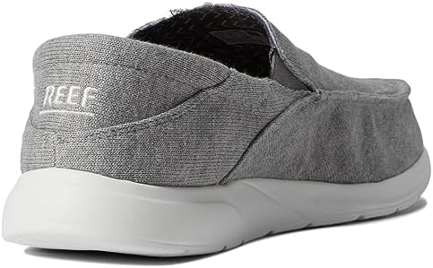 Reef Men's Shoes, Cushion Coast Slip On, Grey/White, 8 | Image 4