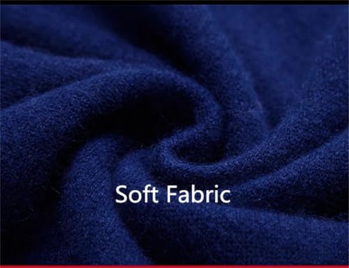 Men's Autumn Winter Soft Warm Knitted Sweater Classic Joker Solid Mock Neck Long Sleeve Pullovers Tops2