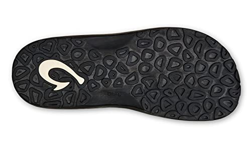 OluKai Ohana Men's Sandals, Water Resistant Flip Flops with Arch Support, Lightweight Comfort for Beach & Travel, Enhanced Traction for Wet Surfaces, Black/Dark Shadow, 13 by OluKai - Used condition - Image 7