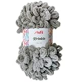  Wolle - Krinkle Yarn, Grey