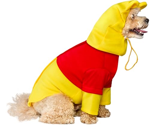 Rubie's unisex adult Disney: Winnie the Pooh Pet Costume, Winnie Party Goods, Winnie, S Neck 12 Girth 17 Back 11 US - Image 4