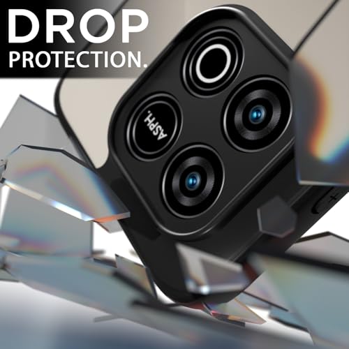 Image of Pikkme Back Cover for iQOO Neo 10 5G / Vivo Y300 GT 5G Compatible with Mag-Safe | Shockproof Design | Hard Transparent Back Case (Black Mag-Safe)