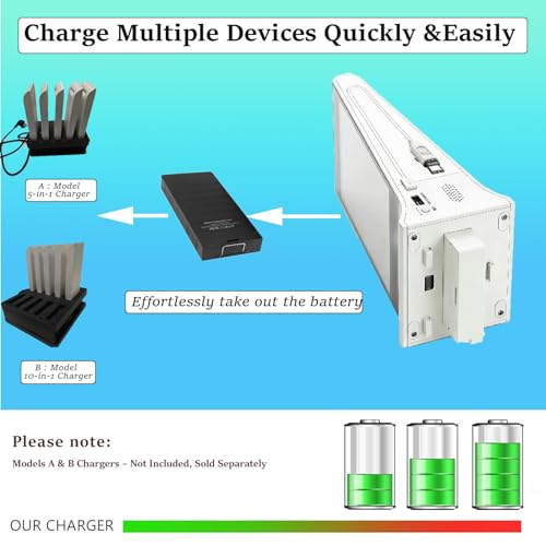 Digital Signage Display for Tabletop ,Interactive Digital Signage with Double 8 inch LCD Touch Screen and WIFI Connected,Rechargeable 23200mAh Battery,Portable Advertising Kiosk for Restaurants,Bar, Hotel ,Cafe (White) - Thumbnail 7
