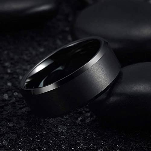 Bague carbure tungstène homme hypoallergénique sans irritation - 3