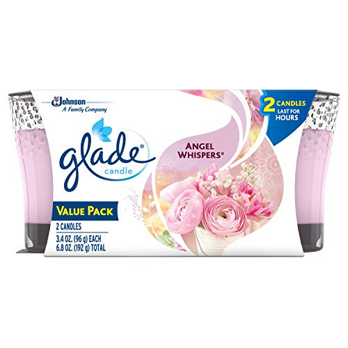 Glade Candle Jar, Air Freshener, Angel Whispers, 3.4 Oz