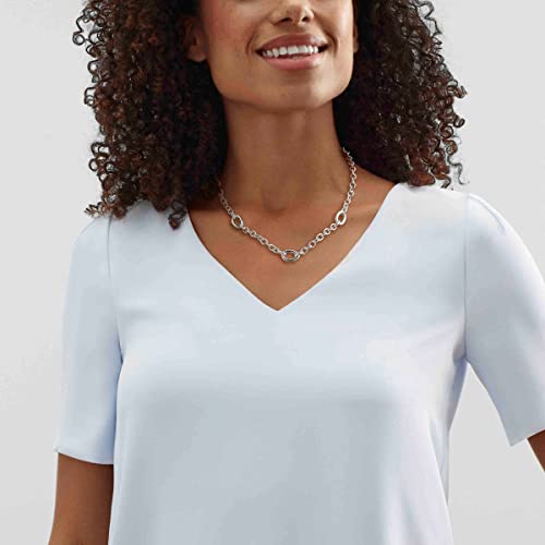 Silpada 'Finesse It All' Station Chain Necklace In Sterling Silver, 17" #TOP27