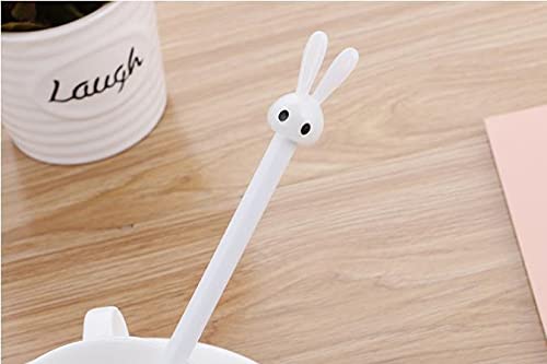 Miniatura 7 de 4pcs Conejito Gel Pen 0.020in Lindo Plumas Papelería Plumas Estudiante Lindo Negro Firma Gel Pluma Escuela Oficina Suministros Escribir Herramientas
