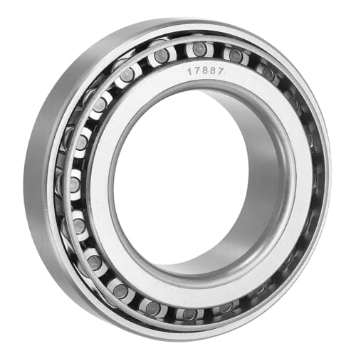 uxcell 17887/31 Tapered Roller Bearing Cone and Cup Set, 1.77" Bore x 3.15" OD x 0.83" Thick, Chrome Steel Taper Bearing Set, ABEC-3