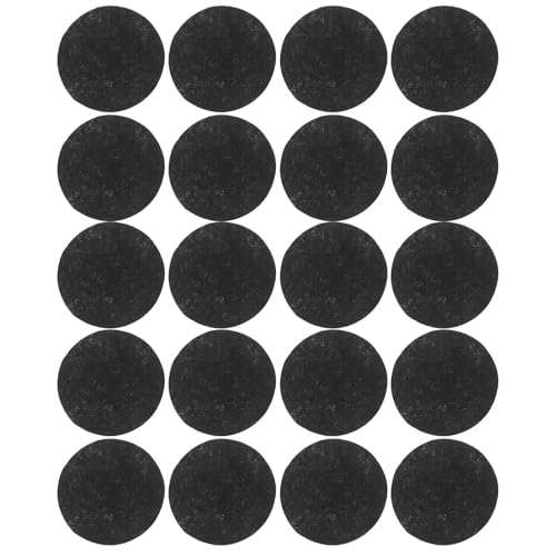 FONDOTIN 20pcs Plant Pot Hole Pad, Round Flower Shape Bonsai Bottom Soil Mat, 1.97