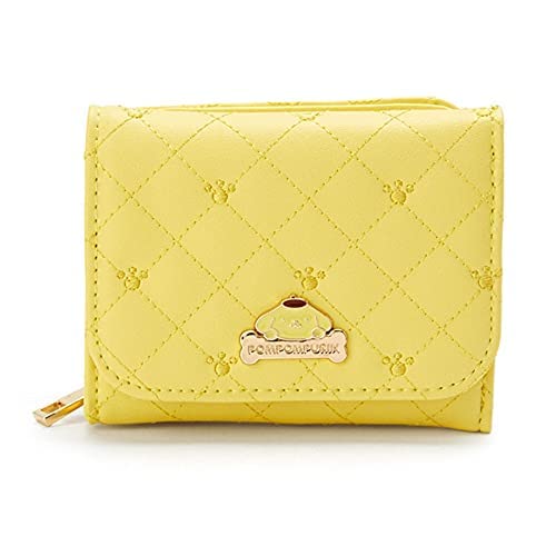 Carteira My Melody Kuromi, carteira curta pequena de desenho animado fofo, bolsa de cartão para senhoras meninas, bolsa de dinheiro feminina carteira dobrável com três dobras, S, Casual