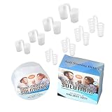 Sinlxcoy Anti Snoring Devices 8Pcs Nose Vents/Nasal Dilators for Breathing Snoring, Stop Snoring Devices That Work Nose Opener for Breathing Sleep Intake Breathing Snoring Devices for Women Men