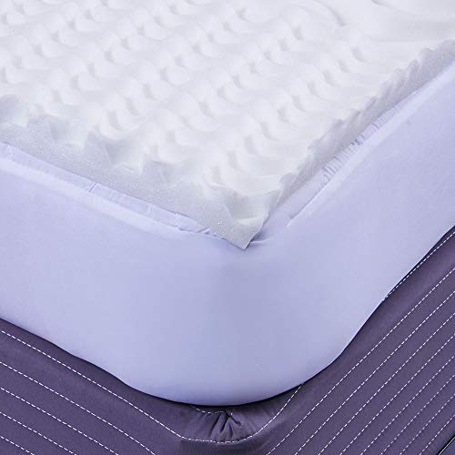 Dawn College Dorm Mattress Topper | Twin Xl Egg Crate Foam | Supportive, Quality Sleep, Hypoallergenic, Cooling | Made In Usa | Certipur #TOP5