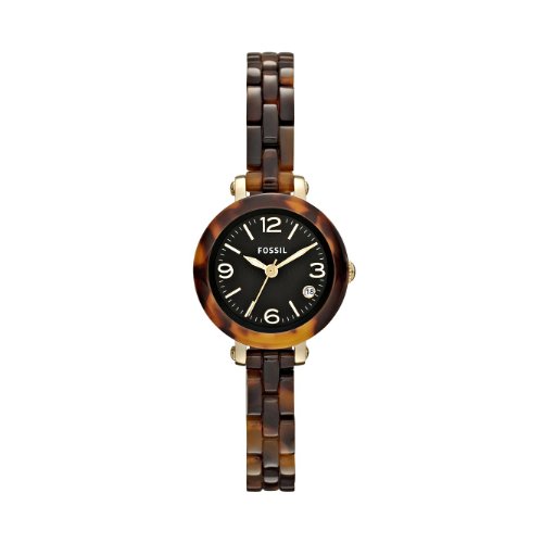 Fossil Heather Mini Three Hand Resin Watch - Tort Jr1412