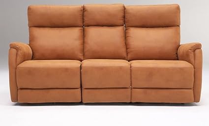 Amazon 1台限定 3人用両側電動タイプ 開梱設置 電動リクライニングソファー カウチソファー 3人掛け 電動リクライニングソファー 撥水 キャメル色 簡易テーブル付き 2モーター仕様 ヘッドレストリクライニング ソファ カウチ オンライン通販